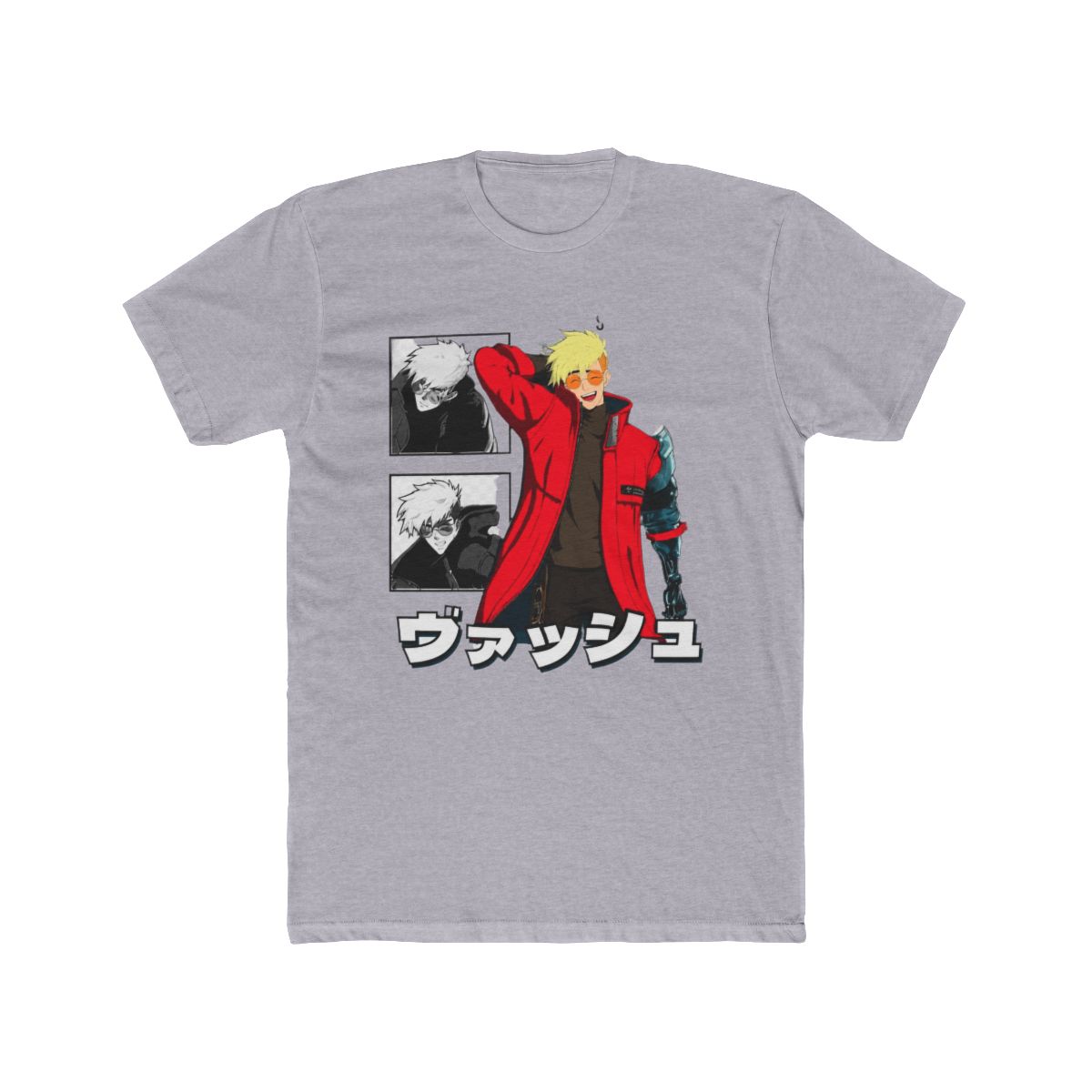 Trigun Stampede Vash the Stampede Multi-Portrait T Shirt - alternate angle 3, merchandise