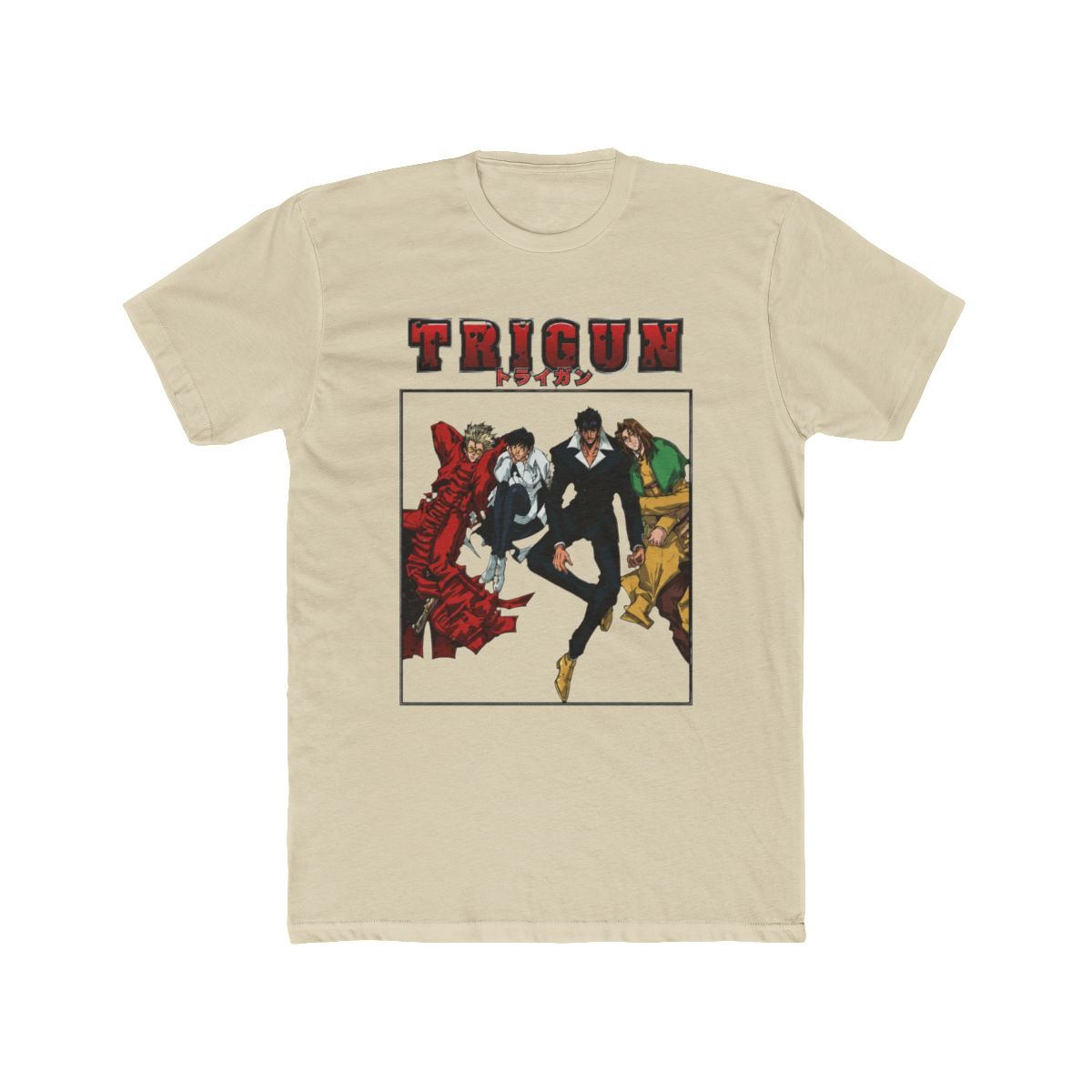 Trigun Vash Meryl Nicholas and Milly Black T Shirt