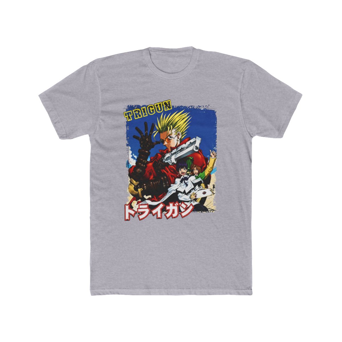 Trigun Anime Trigun, Meryl, and Milly Group T Shirt, Black, Small - alternate angle 3, merchandise