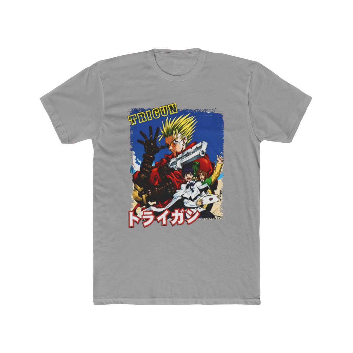Trigun Anime Trigun, Meryl, and Milly Group T Shirt, Black, Small